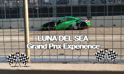 Green race car in the Luna Del Sea Grand Prix album.